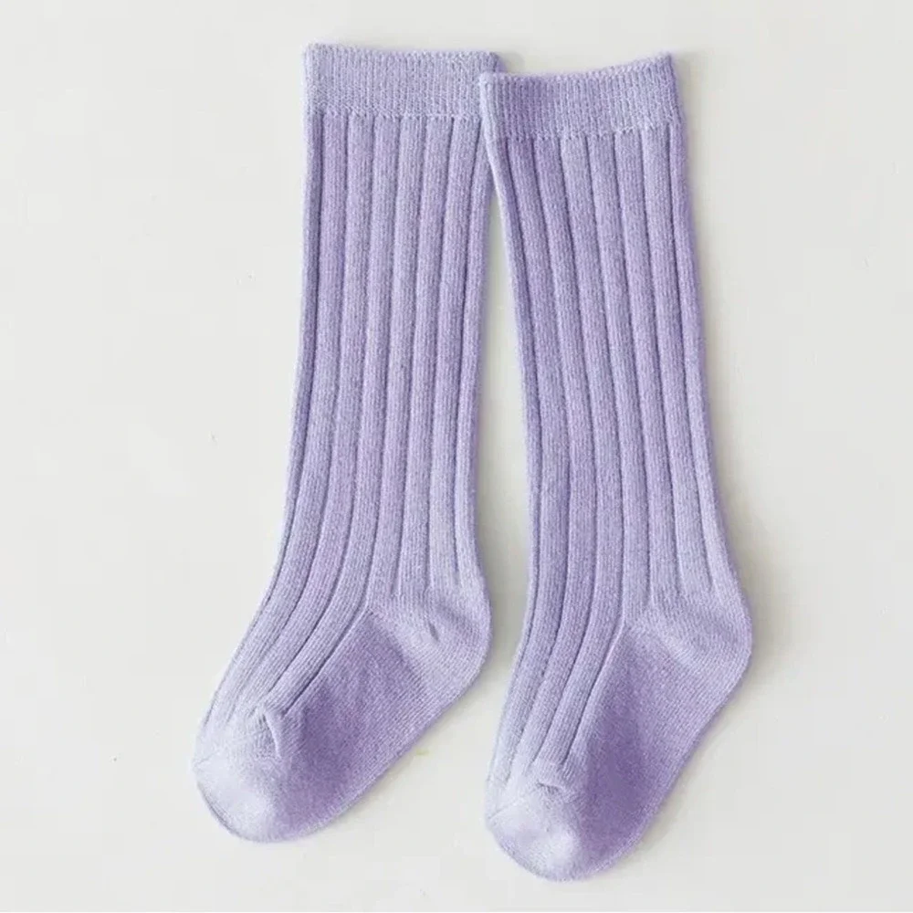 New lot of 5 pair of baby knee high socks 0-6 months